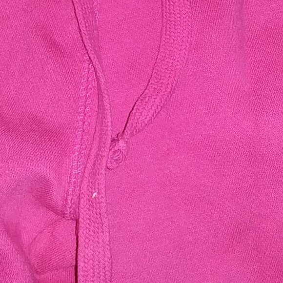 Capri Pink Sweatpants Elastic Waistband Ties 11/14 - No Brand Tag - Picture 5 of 9